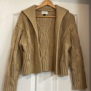 Universal Thread Tan Cable Knit Cardigan